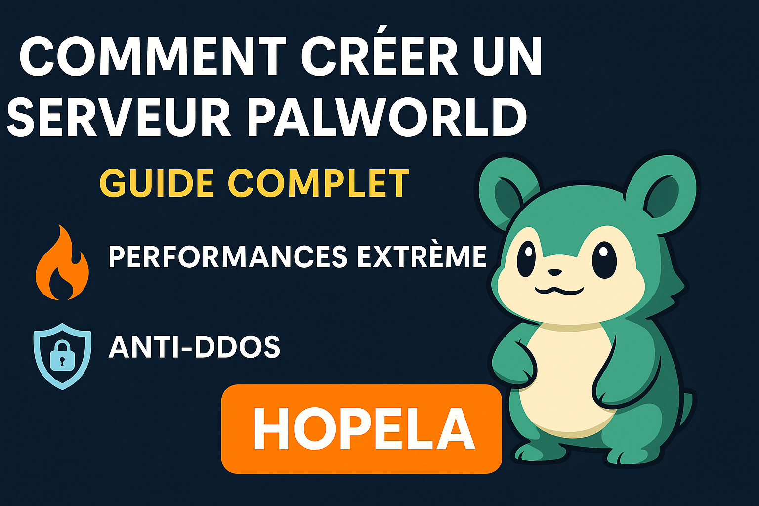 Créer un serveur Palworld en 2026 : guide complet